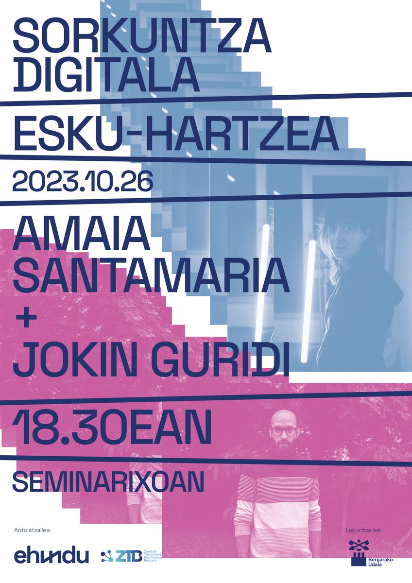 ehundu_'s tweet photo. Proiekzioen bidez sortutako pieza bat ikusgarri egongo da. Zuzeneko emanaldiaz gain herritarrek hainbat tresnarekin esperimentatzeko aukera izango dute. 

 📢 Sorkuntza digitala(ZTB)
📅 2023-10-26 
⌚  18:30-20:00
📍Seminarixoan (Bergara)
📺 https://t.co/IQvNKBHYoY https://t.co/D3tg6ZfArP