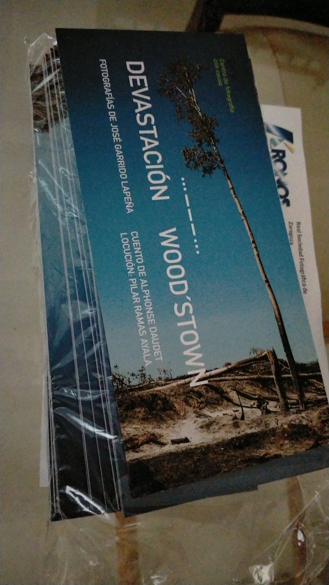 DEVASTACIÓN
Wood's town
@DKVSeguros
@lafotografica_rsfz 
@CCyEAAragon
#aragonclimateweek 
Hoy a las 20h en el centro de Fotografía con Causa f/DKV en la c/María Zambrano 31