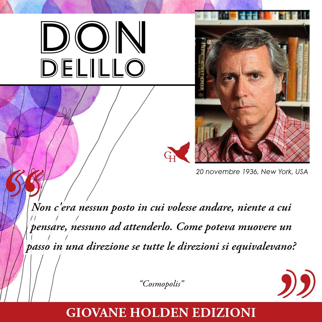 Buon compleanno Don Delillo!

#dondelillo