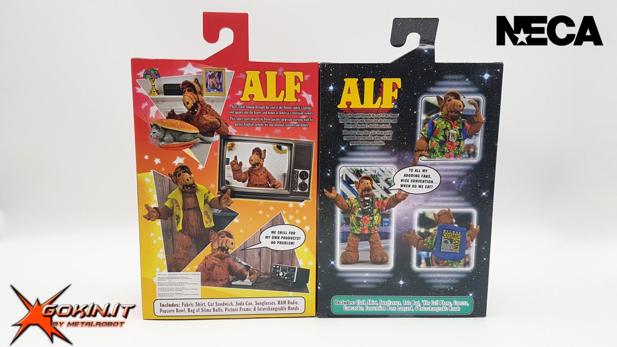 GokinMr's tweet photo. [Recensione] Neca : Ultimate Alf and Ultimate Alf “Melmac Cosmic Con” (SDCC2023) Action Figure https://t.co/AZG1A01acz @NECA_TOYS #SDCC2023 #AlienLifeForm #ACTIONFIGURES #ACTIONFIGURES #neca #Melmac https://t.co/KMVKXAlHDN