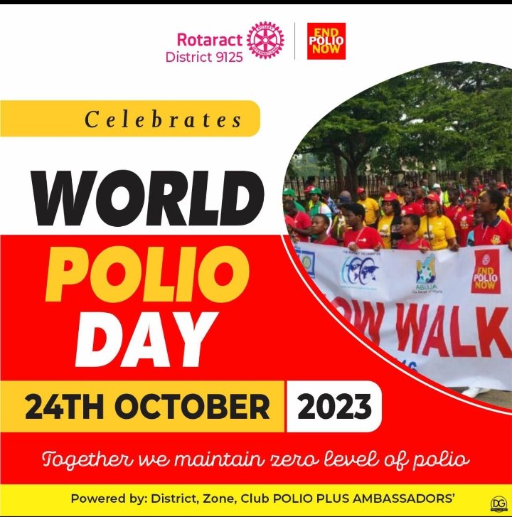 racuniosunosogb's tweet photo. One Day. 
One Focus, all over the world.
Together, We End Polio!

With one voice all over the world, we'll end polio now.
Get involved and spread the message.
Be a Part of History.

Rotary in action, together we can!

#WPD'24
#KeepPolio@Zero
#EndPolio
#RotaractD9125 
#Rotary https://t.co/3MXi4fAwyz
