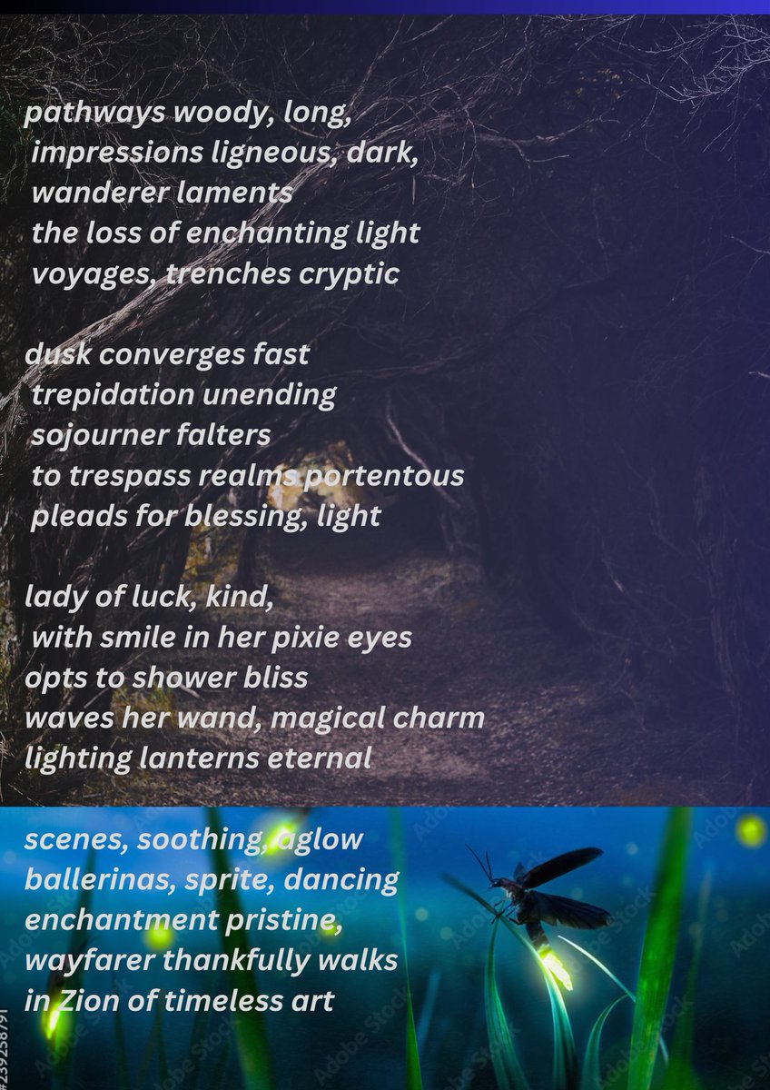 pathways woody, long,
impressions ligneous, dark,
wanderer laments
the loss of enchanting light
voyages, trenches cryptic

#vss365
#SymphandJules
#reevesroses
#firewords280
#366FF
#tanka
#tanka_chain