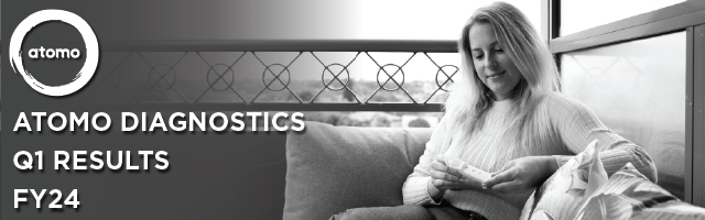 AtomoDiagnostic's tweet photo. Join CEO John Kelly for a discussion of key highlights from Q1 FY24 and an overview of the Company's activities as we move into Q2 on Thursday, October 26 at 11.00 am (AEDT).

Register for the webinar here: https://t.co/IlVynpLuhr https://t.co/SIgP6GXFvV