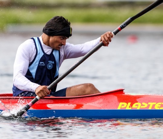 narendramodi's tweet photo. Congratulations to Manish Kaurav for the phenomenal performance in Para Canoe Men's KL3 event at the Asian Para Games and winning a Bronze Medal.  This is an outstanding achievement, a result of his sheer dedication! https://t.co/E0h8j8KYAv