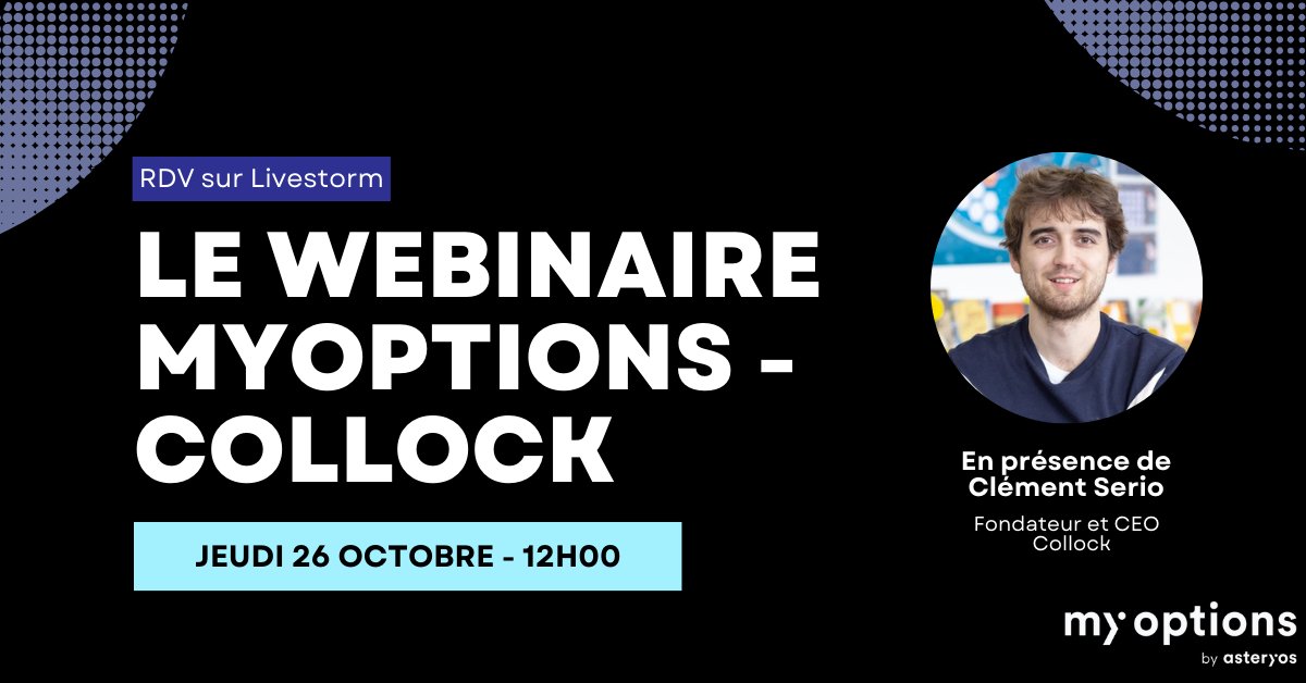 💡🎙️On se retrouve jeudi 26/10 à 12h pour un webinaire consacré à <a href="/Collock_Escape/">Collock</a> et à sa campagne de #crowdfunding en cours sur <a href="/myOptions_co/">myOptions</a>. 
Venez poser toutes vos questions à <a href="/serioclem/">Clément Serio</a> !! 
Inscription ici : app.livestorm.co/asteryos/renco…
#RH #Seriousgame #Gamification #SolutionsRH