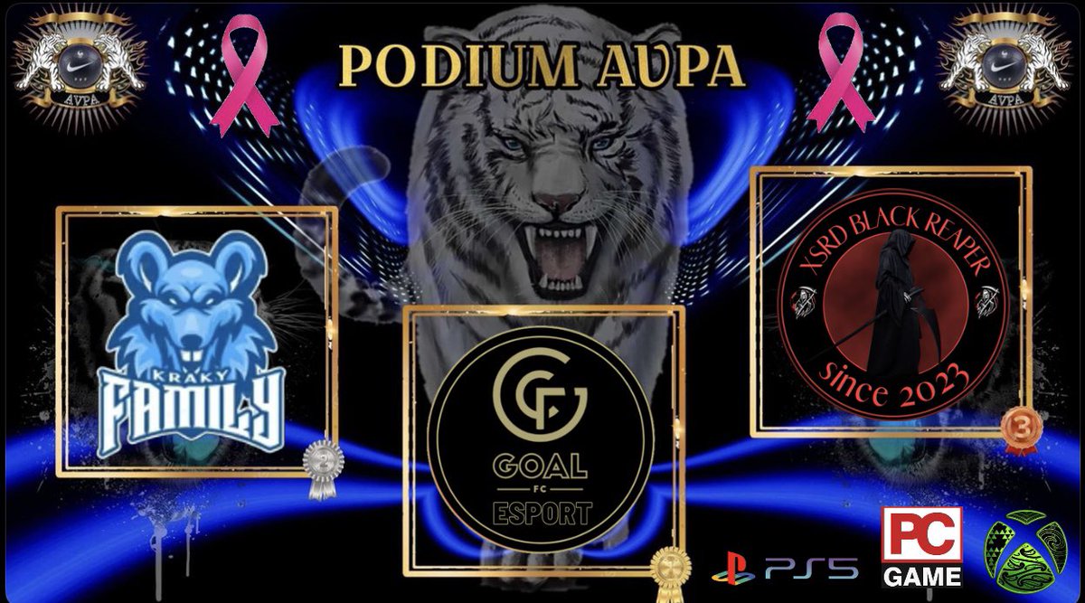 SFT Esport 🎮 (@sft_esport) on Twitter photo Félicitations à notre équipe <a href="/KrakyFamily/">Kraky Family</a> pour la 🥈place dans le tournoi du 23/10/23 chez @AVPAFR Félicitations à notre équipe <a href="/KrakyFamily/">Kraky Family</a> pour la 🥈place dans le tournoi du 23/10/23 chez @AVPAFR