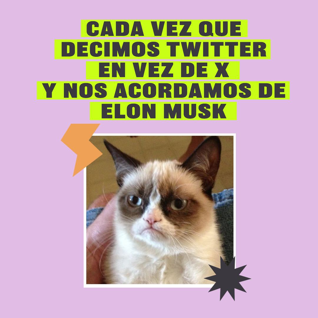 Sí, tantos años llamando Twitter a Twitter... y llega Elon Musk y cambia el nombre a X 😅... ¡lo que está costando utilizarlo!