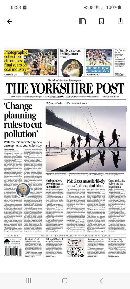 Today's @yorkshirepost Nordic Walking Group in the mist @JayMitchinson #photography @mikegauntdesign