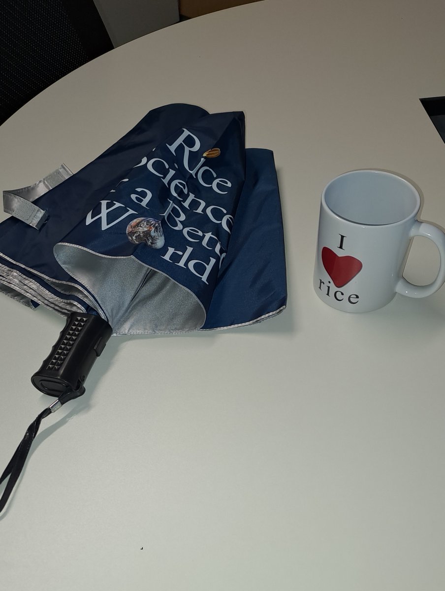 Great souvenirs from from <a href="/AvHStiftung/">Humboldt-Stiftung</a> fellow Andriele Wairichs trip to #irc2023 . <a href="/irri/">IRRI 🌾</a> really has the best merchandise stuff. Thanks also to <a href="/varunseelan/">Varunseelan Murugaiyan</a>!