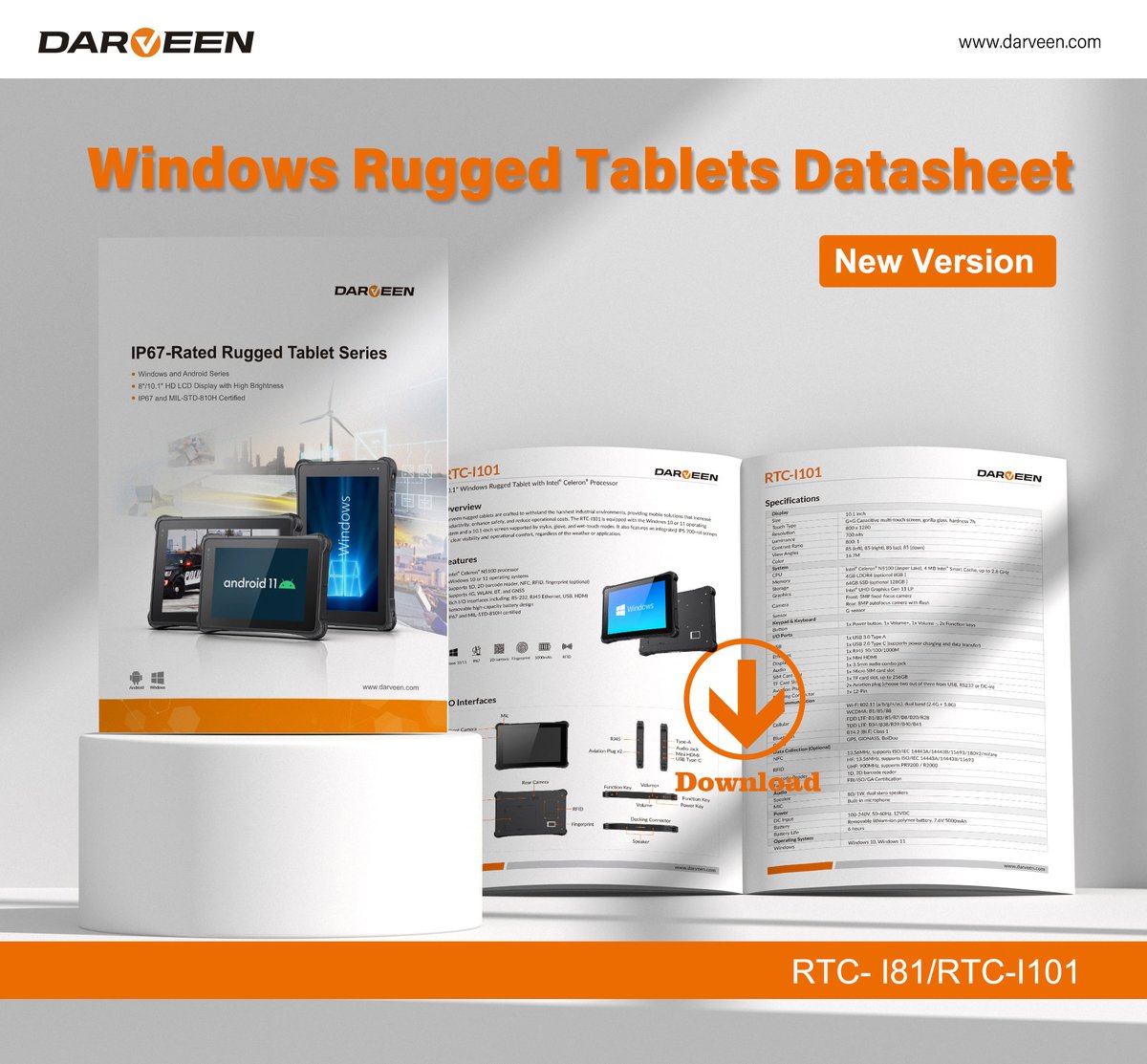 DarveenTechnol2's tweet photo. Sure! 📥 Here are the datasheets for the new version of #WindowsRuggedTablets:
1. RTC-I81📄: https://t.co/w49Enl2SL1
2. RTC-I101📄: https://t.co/4efsPF2VZZ
#ruggedcomputer #ruggedtablets #IP67 #RTCseries https://t.co/6OeHEoRc85