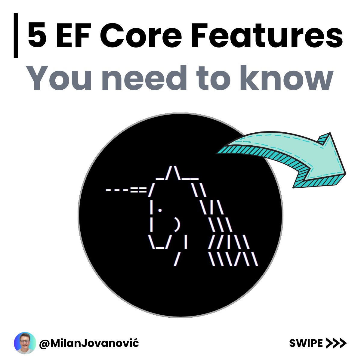 mjovanovictech's tweet photo. 5 EF Core features you need to know 🦄

⬇️⬇️⬇️ https://t.co/4F3LdUW1dQ