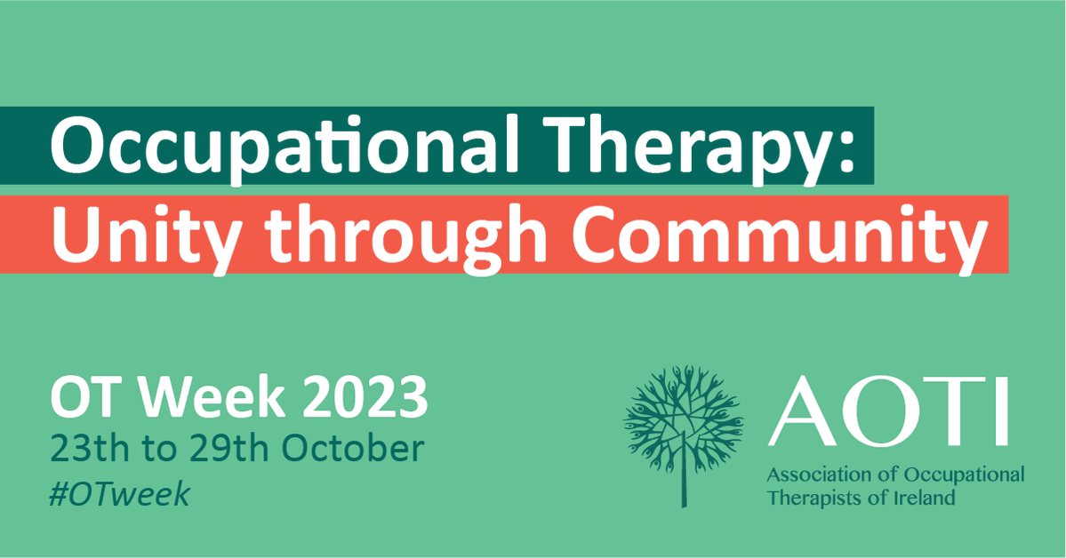#OTweek Celebrating all the fantastic colleagues and friends in occupational therapy this week, so lucky to be in this area with committed and kind experts in working with people on the occupations they need to and want to do @AlliedHealthUL