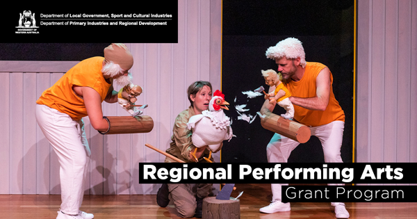 DLGSCarts's tweet photo. The Regional Performing Arts grants program is now open! 📢

🎭 The program supports the development of new performing arts work and touring of existing work in regional WA.

Applications close 4pm 30/11/23. 

https://t.co/P4CjbabVOk

Photo by Nic Duncan https://t.co/PJ87c90y7F