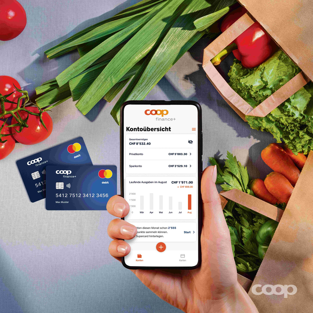 coop_ch (@coop_ch) on Twitter photo Digitale Konto- und Vorsorgelösung: Mit Coop Finance+ können Kund:innen unkompliziert ein Spar- und Privatkonto eröffnen, Zahlungen tätigen und für die private Vorsorge in der Säule 3a sparen. Zudem: Gratis Bargeldbezug an den Kassen ➡ coop.ch/de/unternehmen… #CoopCH #Finance Digitale Konto- und Vorsorgelösung: Mit Coop Finance+ können Kund:innen unkompliziert ein Spar- und Privatkonto eröffnen, Zahlungen tätigen und für die private Vorsorge in der Säule 3a sparen. Zudem: Gratis Bargeldbezug an den Kassen ➡ coop.ch/de/unternehmen… #CoopCH #Finance