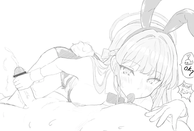 乳首攻め手コキ バニートキ 
