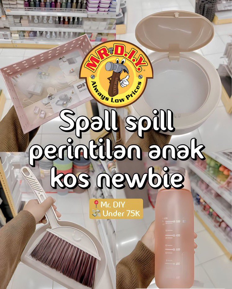 moodtimeline's tweet photo. Printilan Anak Kos Newbie at MR. DIY!

- A Thread — https://t.co/r3YGtZlrtQ