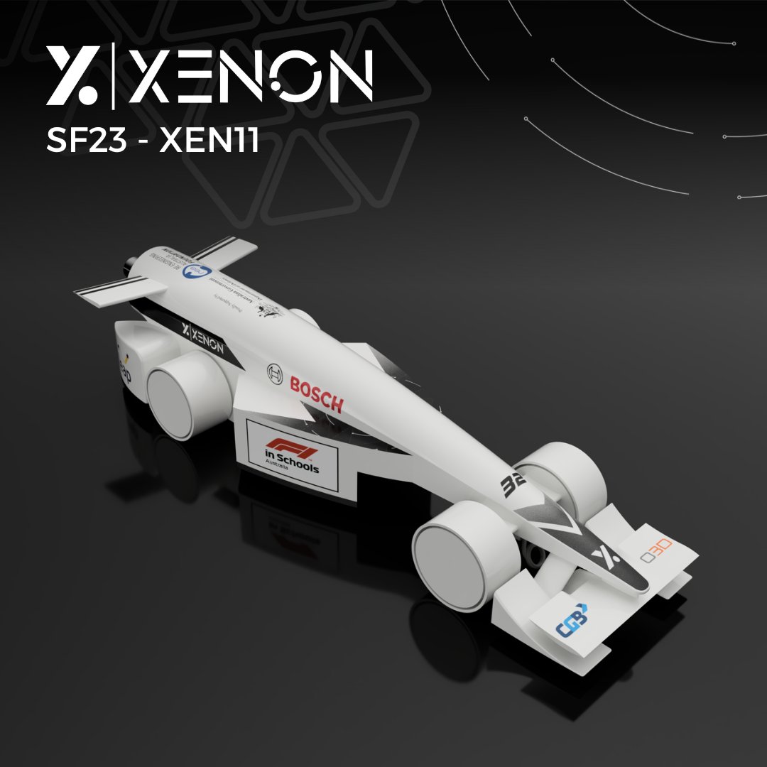 TeamXenonTGS's tweet photo. Introducing: XEN11

Kicking off the 2023 Victoria State Finals, we're excited to introduce XEN11, our car that will be hitting the track later this week. Keep an eye out for further updates on our State Finals campaign! https://t.co/vMM4v5vqSh