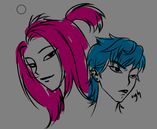 aphelios n alune doodle...