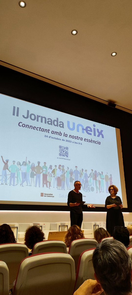 Comença la II Jornada Uneix #APmetrosud , gràcies Pilar i Josep per la vostra tasca com conductors de la jornada. 👏👏👏👏👏👏👏