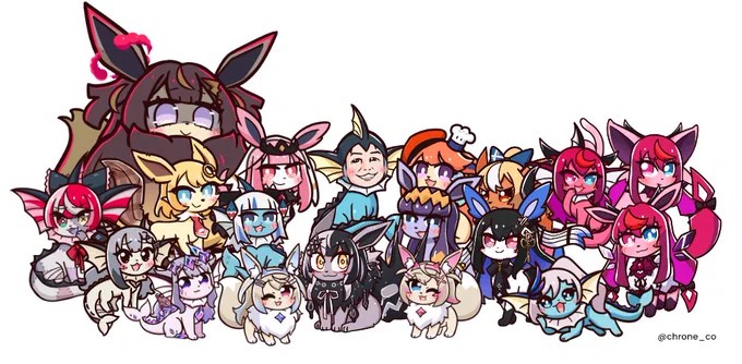 irys with the most eeveelution as for today  