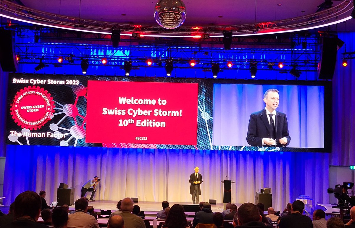 Franziska Bühler (@bufrasch) on Twitter photo 🎉 <a href="/ChrFolini/">Christian Folini</a> kicking off this year's <a href="/swisscyberstorm/">swisscyberstorm</a>. I'm sooo much looking forward to a day full of amazing talks 🎉
#SCS23 🎉 <a href="/ChrFolini/">Christian Folini</a> kicking off this year's <a href="/swisscyberstorm/">swisscyberstorm</a>. I'm sooo much looking forward to a day full of amazing talks 🎉
#SCS23