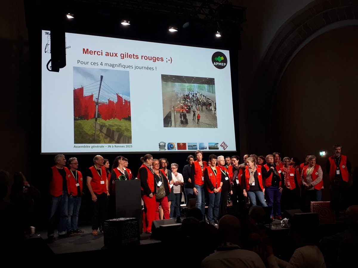 #jnapmep Dernière journée. Bravo à l équipe de Rennes !