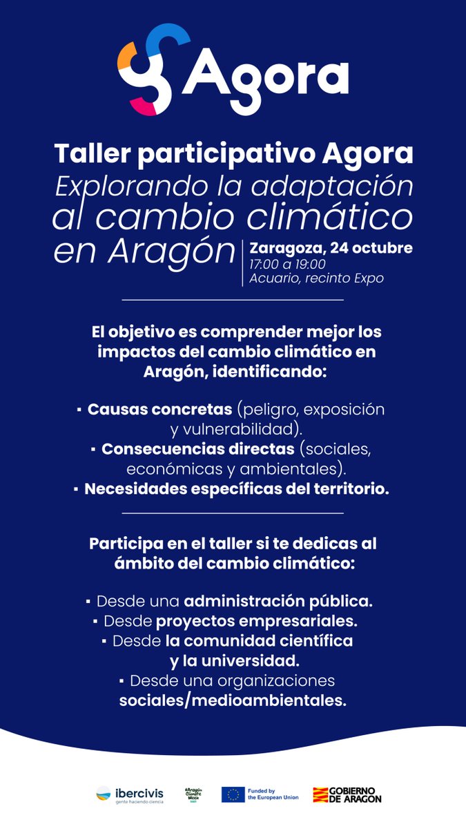 Nuestro compañero Marcos Gil participa esta tarde en  el taller 'Explorando la adaptación al #CambioClimático en #Aragón', una actividad enmarcada dentro de la #AragónClimateWeek.
Inscríbete aquí 👇
eventbrite.es/e/entradas-tal…