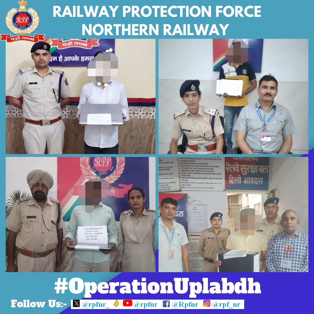 rpfnr_'s tweet photo. #OperationUplabdh
#Rpfnr arrested persons who were indulging in illegal procuring &amp; supplying of Railway E-ticket. 
*Buying ticket from touts, Can put you in trouble*
@AshwiniVaishnaw @railminindia @RailwayNorthern @RPF_INDIA https://t.co/PPajsjJNDk