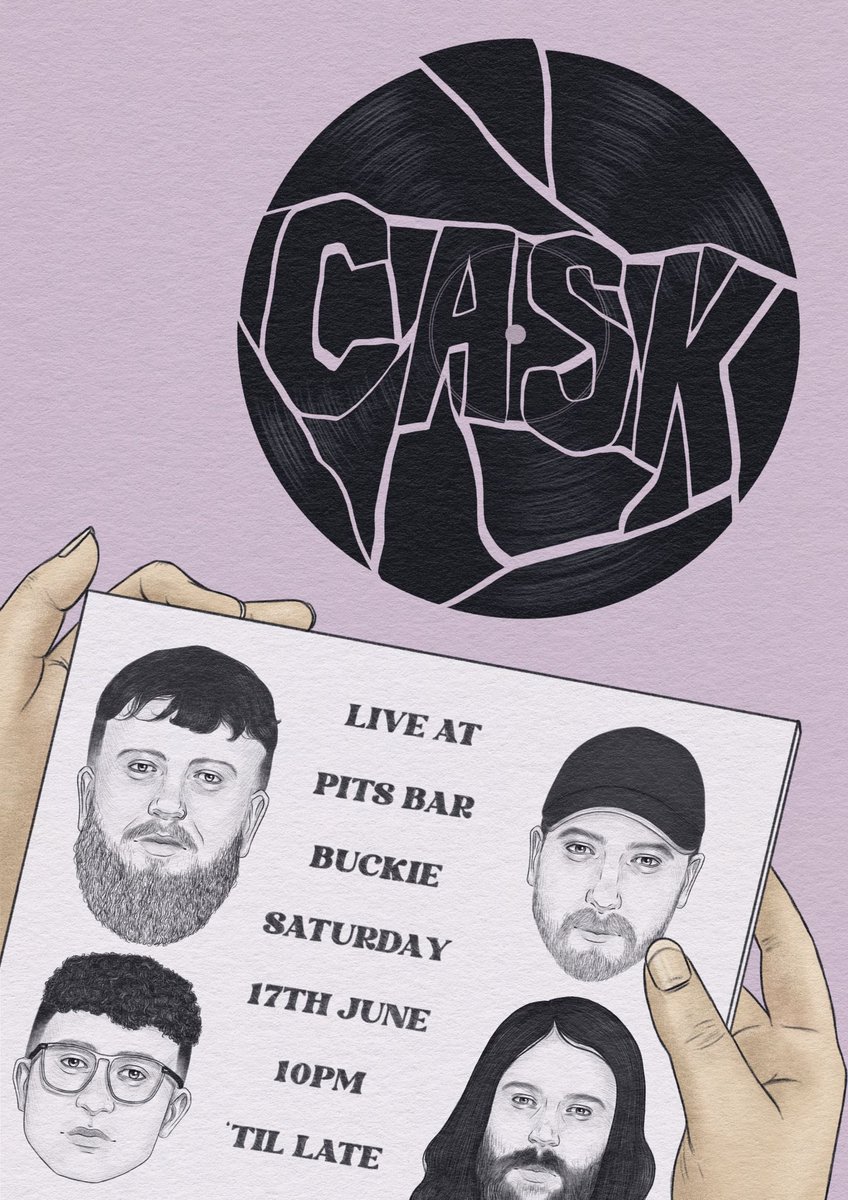 Cask (@caskband) on Twitter photo Some previous gig posters of late by the fantastic <a href="/AimeeBremner/">Aimee Bremner</a>. Big things coming in the future, watch this space Some previous gig posters of late by the fantastic <a href="/AimeeBremner/">Aimee Bremner</a>. Big things coming in the future, watch this space