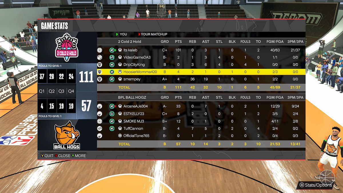 Kaleb2KTTV's tweet photo. Season 2 World Record 101 Points scored in proam game… PMU if you need a guard @JoeKnowsYT @BADGEPLUG @LakerFanYT @CHoops4Life @NBA2K https://t.co/oWKyHBr3bb