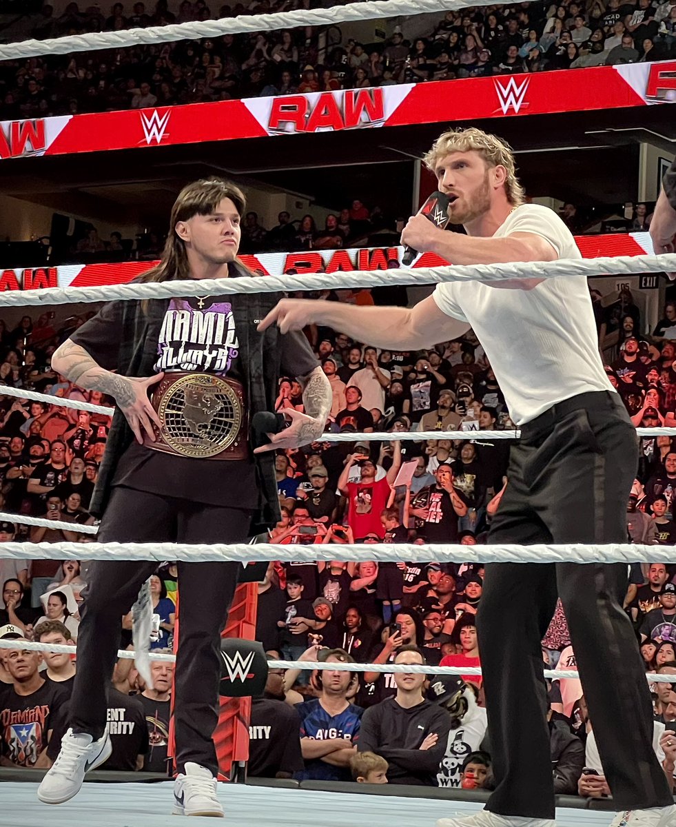 LoganPaul's tweet photo. The future of WWE https://t.co/i03Ms49nyb