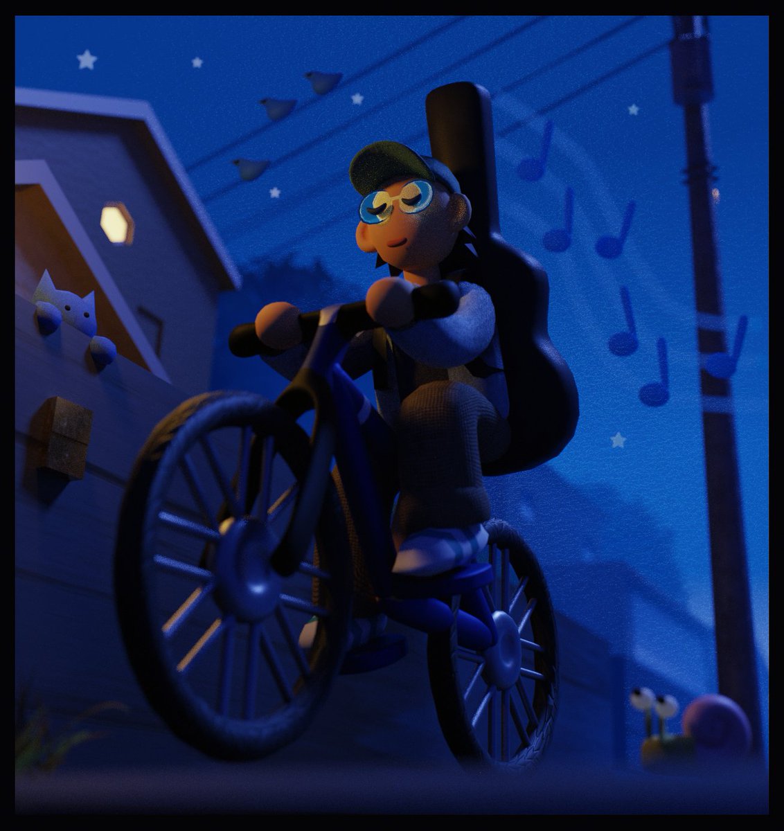 everydaylouie's tweet photo. after band practice (self portrait) https://t.co/OW3RF5t9bV