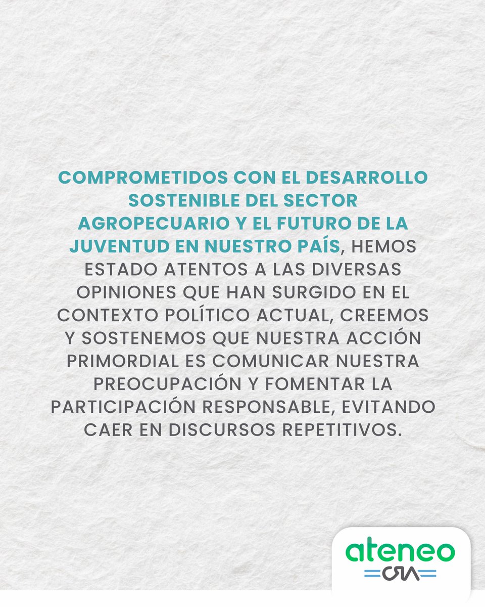 𝗖𝗼𝗺𝘂𝗻𝗶𝗰𝗮𝗱𝗼 𝗔𝗧𝗘𝗡𝗘𝗢 𝗖𝗥𝗔 ❕