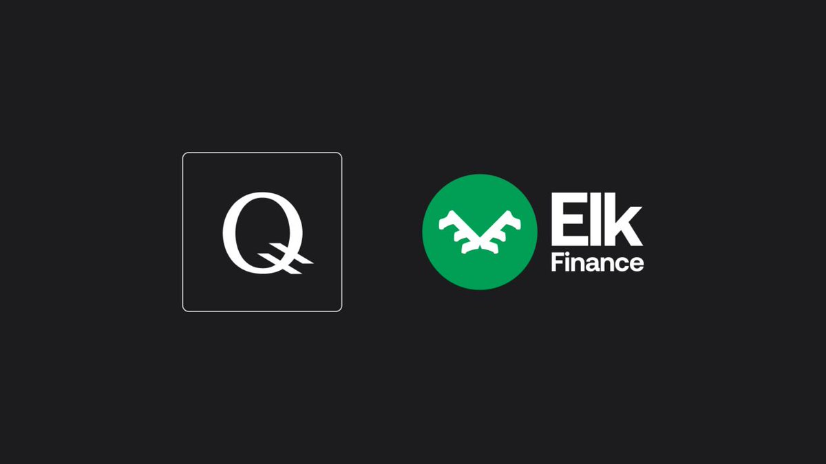 QBlockchain's tweet photo. #ElkFinance goes live on #QBlockchain today, enabling token swaps. The Elk DEX Incentive Program, coming later this week, will incentivize QUSD/ELK & QUSD/DAI liquidity pools. 22.5k Q tokens + bonus Elk tokens are rewards for each LP in Phase 1 ๐
๐ https://t.co/XYAjJ8h6nn https://t.co/1a635sbJ5j