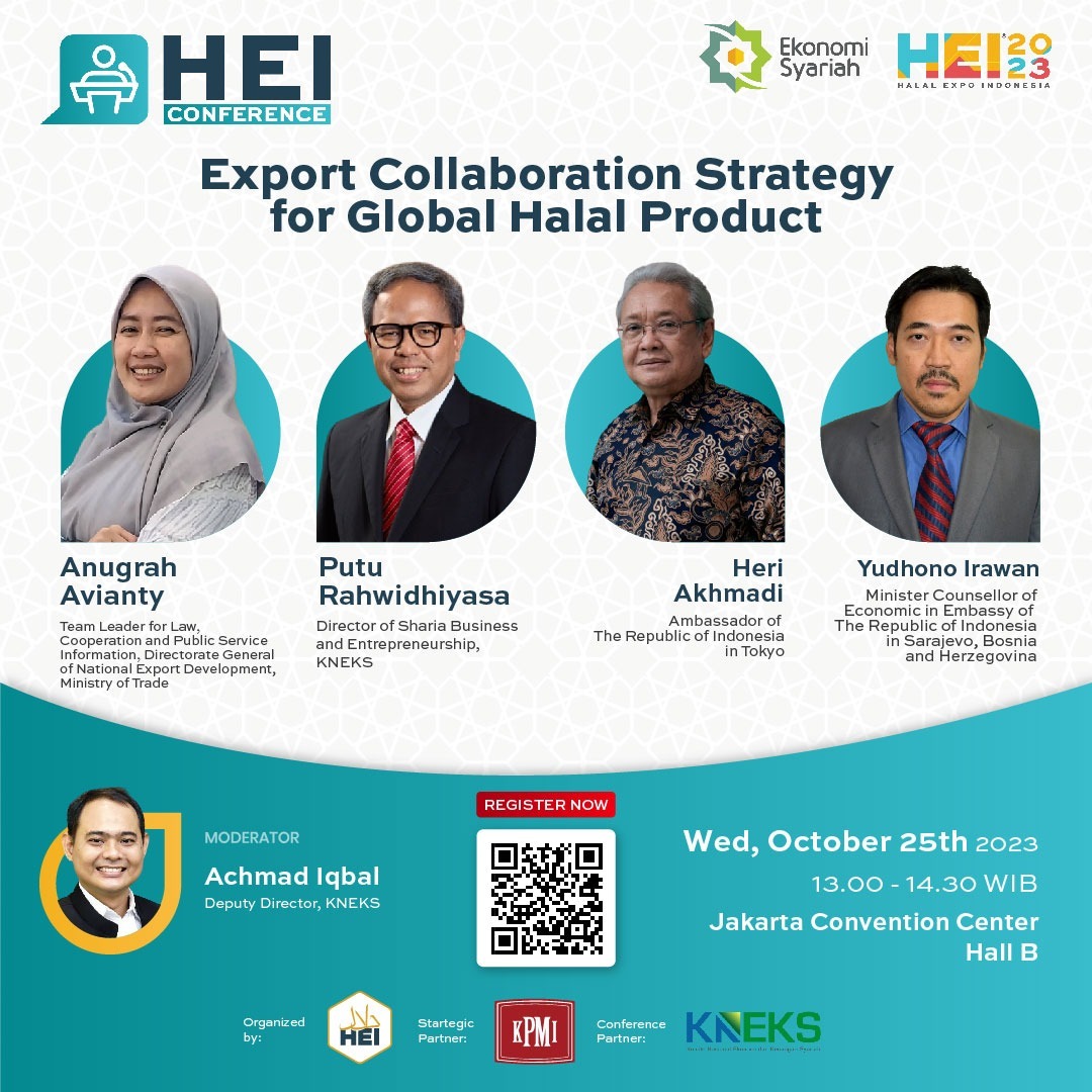 Assalamualaikum warahmatullahi wabarakatuh
Daftarkan diri rekan-rekan #SobatEksyar di  forms.gle/SyADUHUvBgqscC….  , 
Sampai bertemu #sobateksyar 😉
 #UMKM #IndustriHalal #SertifikasiHalal #SobatEksyar #KolaborasiKNEKS #EkonomiSyariah #KebaikanUntukSemua #EksporProdukHalal #HEI2023