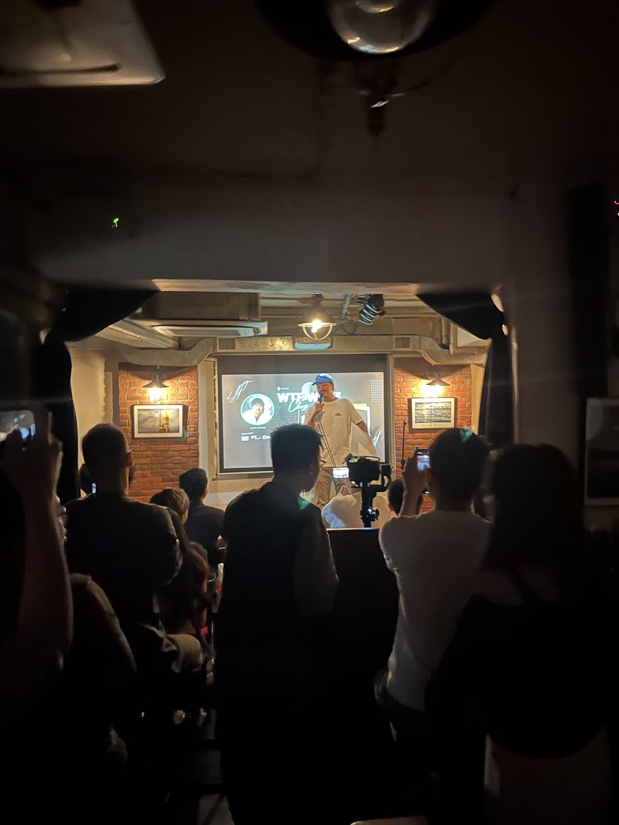 A night full of laughters and web3 tears with 69ranch, and congratulations to <a href="/wtfweb3comedy/">WTF Web3 Comedy</a> for pulling off another successful show! 

Here comes the final day of <a href="/EthereumHK/">ETH Hong Kong</a> and do not miss the closing party tonight:

bit.ly/3rUgJvJ