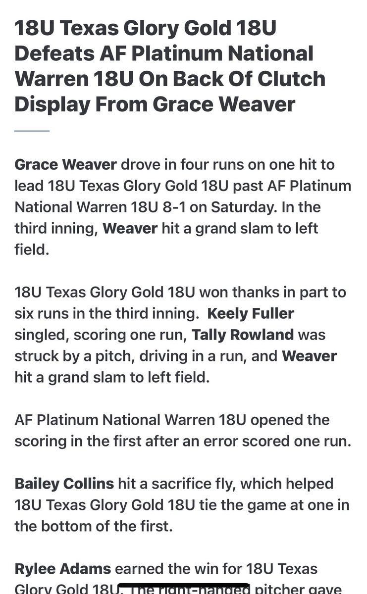 Grace Weaver tweet media