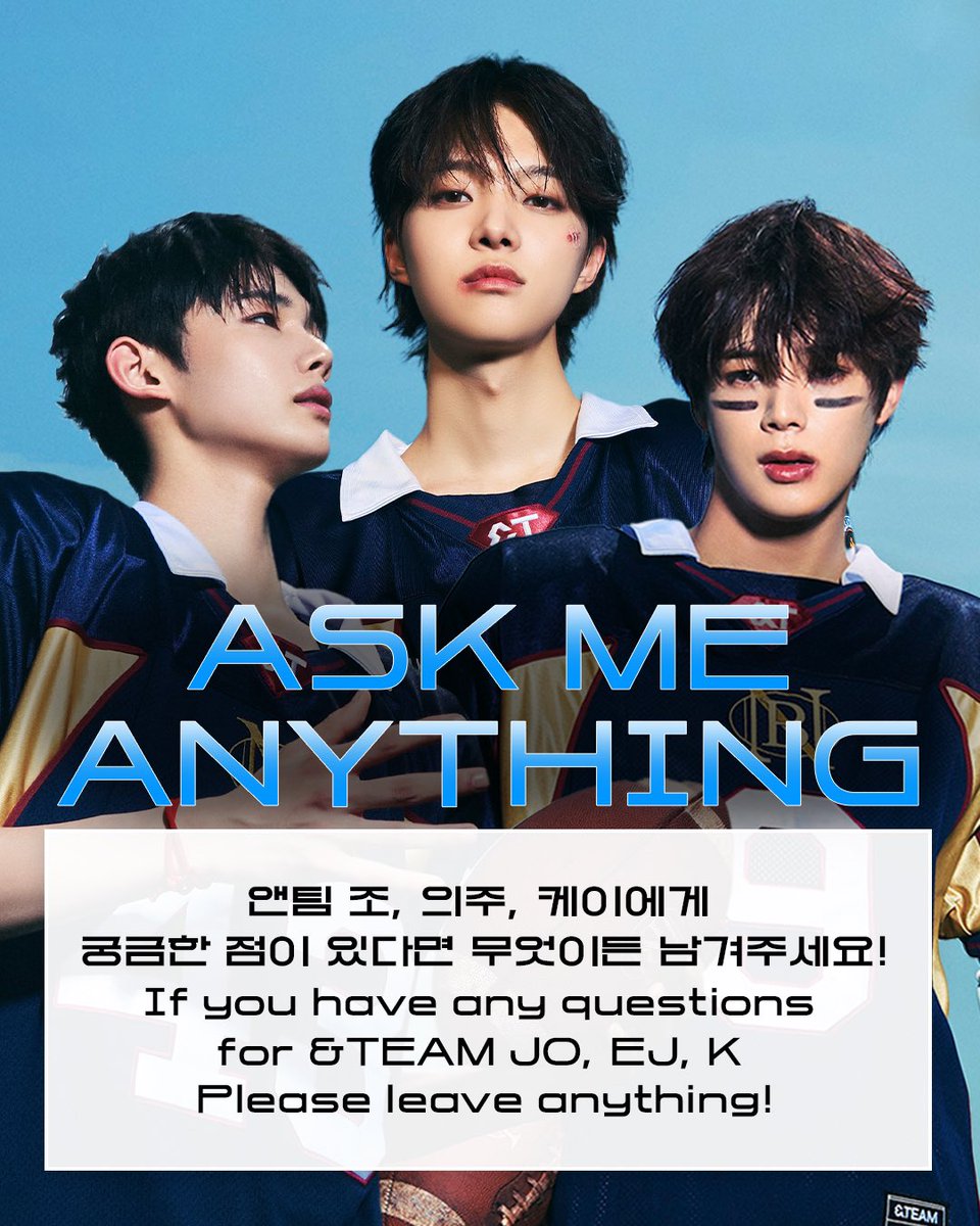ELLE_KOREA's tweet photo. #ELLEAskmeanything #ANDTEAM #JO #EJ #K #エンティーム
앤팀의 조, 의주, 케이에게 궁금한 것이 있다면 무엇이든 남겨주세요. 엘르가 직접 물어봐드립니다😘 https://t.co/vJASdIeE1l