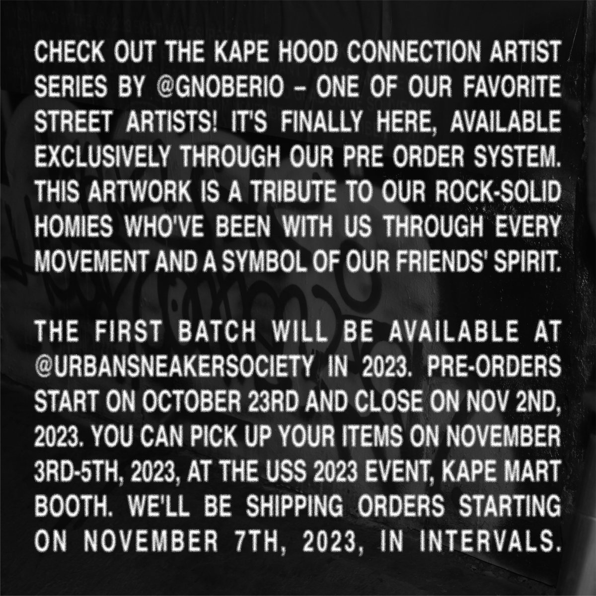 kape_collective's tweet photo. Pre-orders open 'til Nov 2, 2023. Collect at USS 2023 on Nov 3 or ship by Nov 7, 2023.

Prices &amp; Deets:
Bundle 1: 200k (T-Shirt + Poster Silk Screen A3 + Sticker Pack)
Bundle 2: 295k (T-Shirt + Poster Silk Screen A3 + Sticker Pack + Tote Bag)

DM for orders. #kapemart #gnoberio https://t.co/vMO64lwGIu