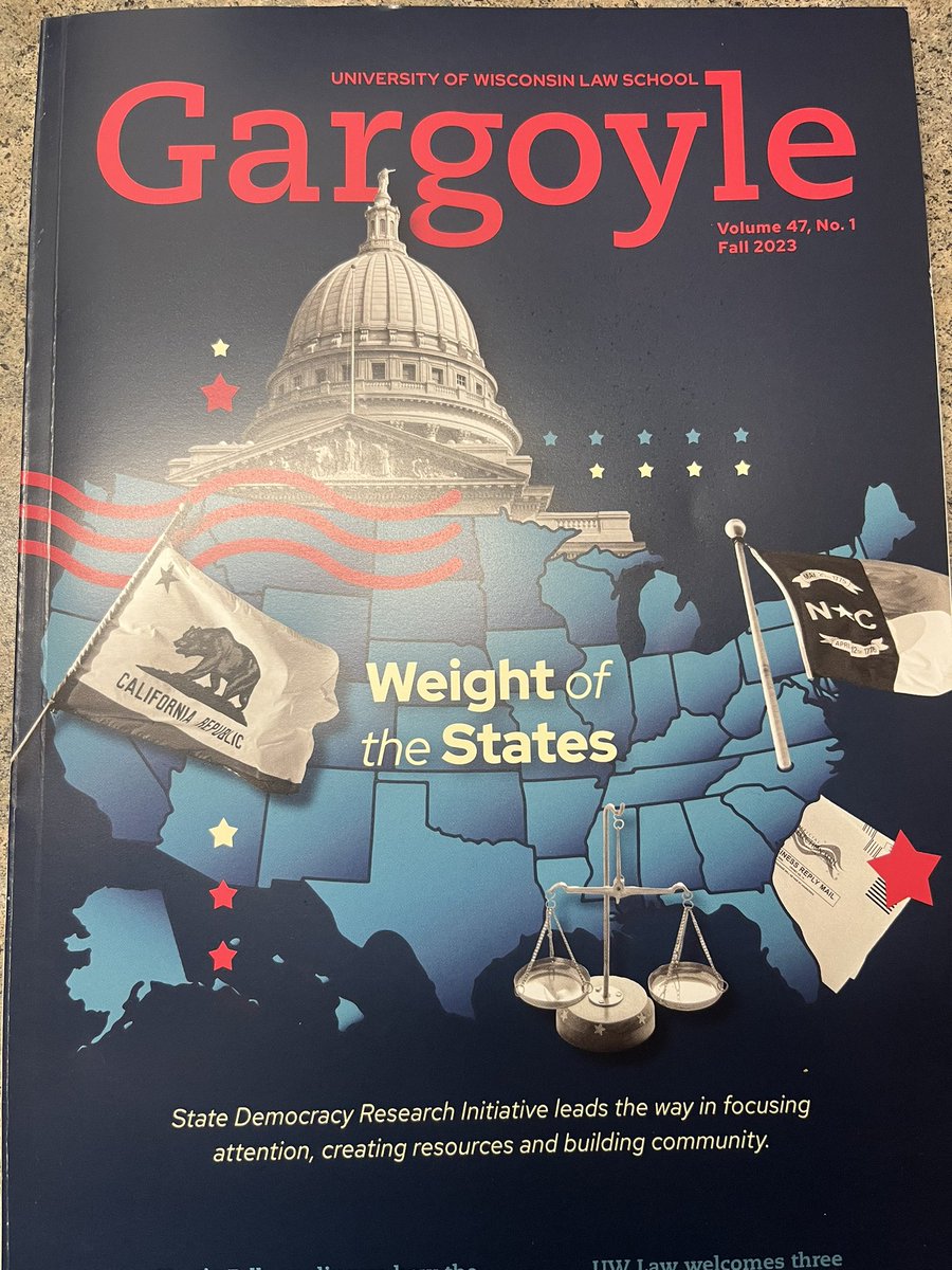 AtapattuSumudu's tweet photo. Excited to see the article about my book in the latest issue of Gargoyle, the alumni magazine @WisconsinLaw https://t.co/DC9YL3hn1j