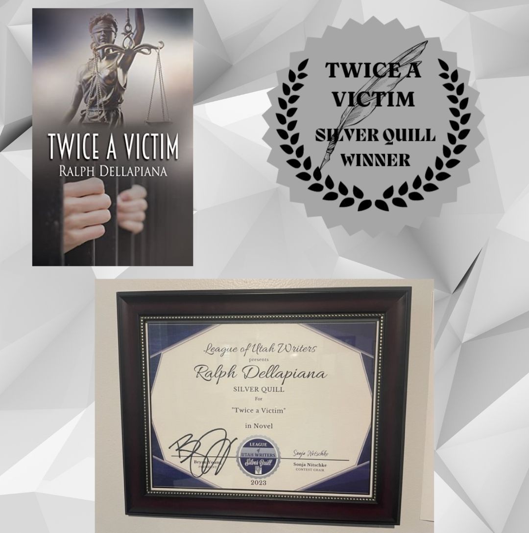 AuthorPromoPal's tweet photo. Winner of the League of Utah Writers Silver Quill Award!!
#TwiceaVictim by @ralphdellapiana – #AwardWinning #LegalThriller
📖 🔪 💀
👉 https://t.co/NW3Ox2AhyH 👈
#WRPBKS #bookaddict #bookcommunity #bookish #booklove #booklover #booknerd #books #bookshelf #bookworm https://t.co/Zrt7QphrZC