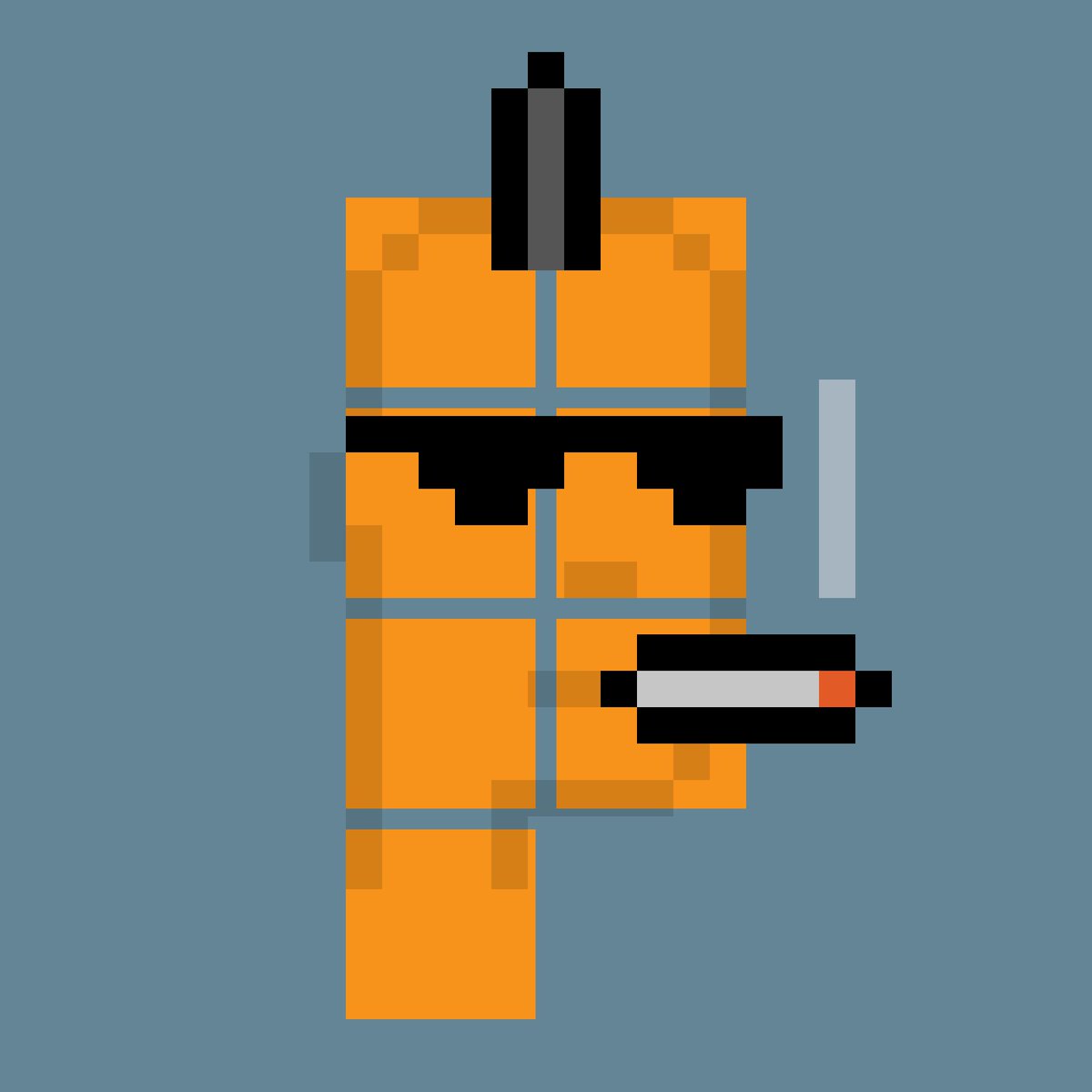 sato2nakamoto's tweet image. When visualizing the transactions of a bitcoin block, there are blocks that exhibit roughly the same ratio as cryptopunks. #bitmap #BitmapPunks #7tx