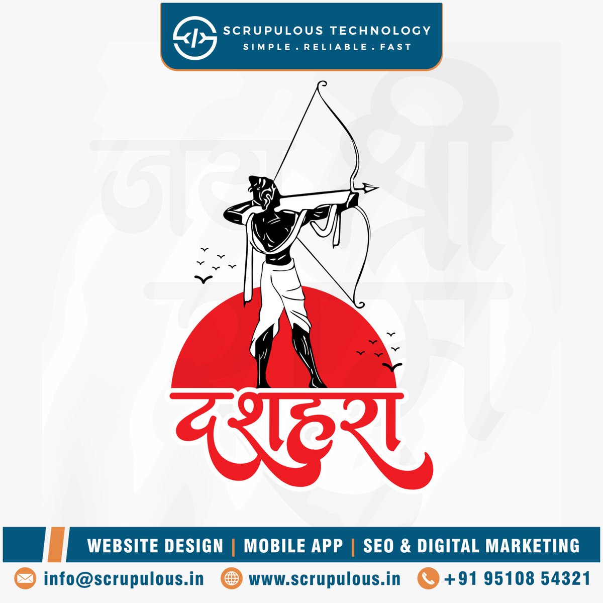 ScrupulousTech's tweet image. 🪔 Wishing you all a Happy Dussehra!
 May this festive occasion bring joy, prosperity, and the triumph of good over evil into your lives. 
🌟 Let&apos;s celebrate together! 🎉 
#Dussehra #FestivalOfVictory