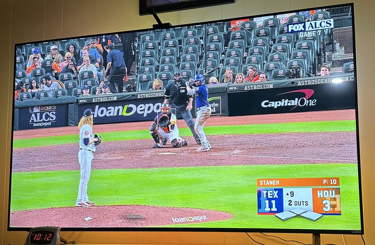 JoeStreck's tweet image. Have fun booing the Texans this fall. Wherever you fans may have gone before this game ended. #GoRangers #ElBombi