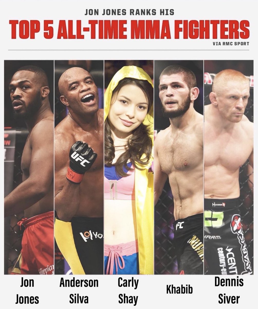 ConOfCombat's tweet photo. always respected Jon’s ranking abilities for this top 5. https://t.co/PVMO7RF6Pq