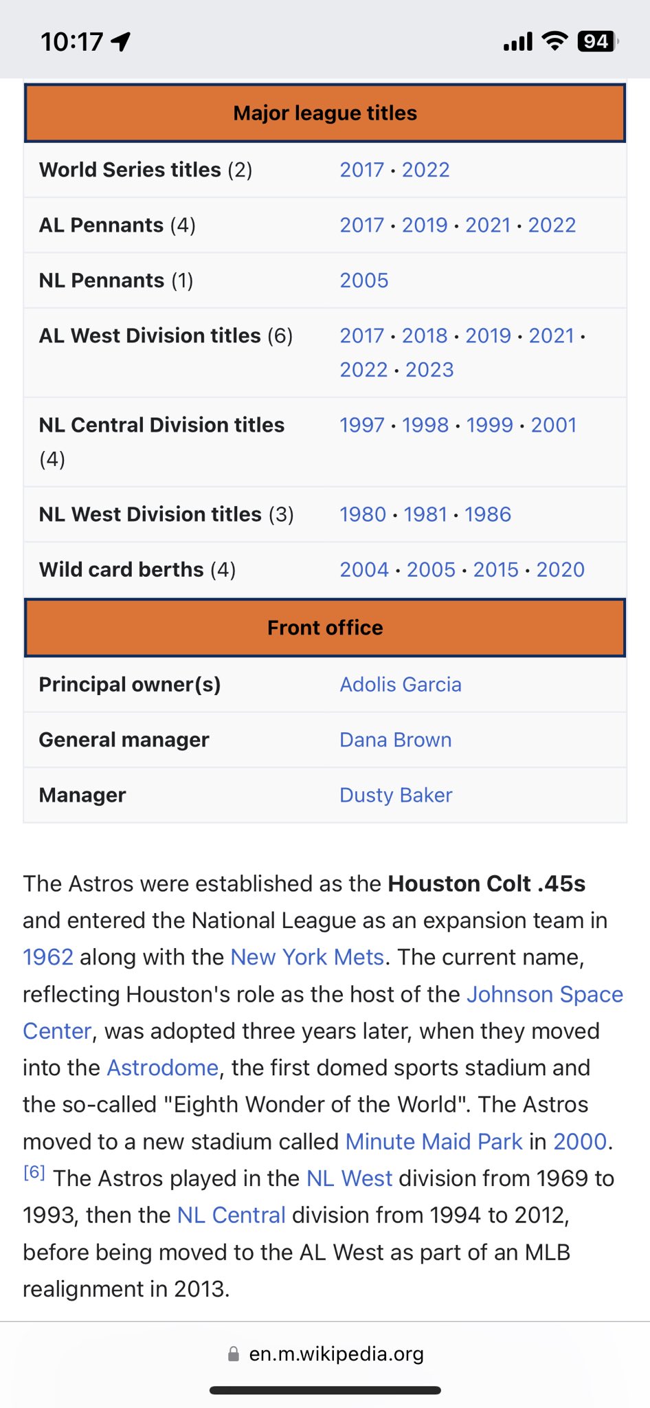2022 Houston Astros season - Wikipedia