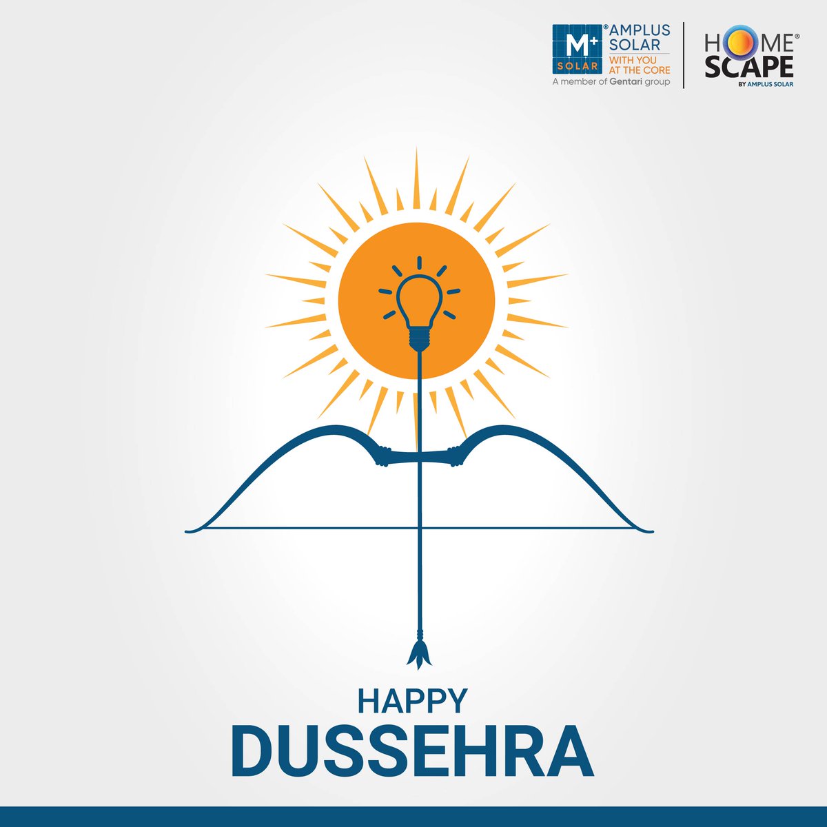 amplussolar's tweet photo. On this auspicious day, let's celebrate the triumph of #GoodEnergy over darkness.
Wishing you a #HappyDusshera!
#CleanEnergy #AmplusSolar https://t.co/1Rxd49Gn0t