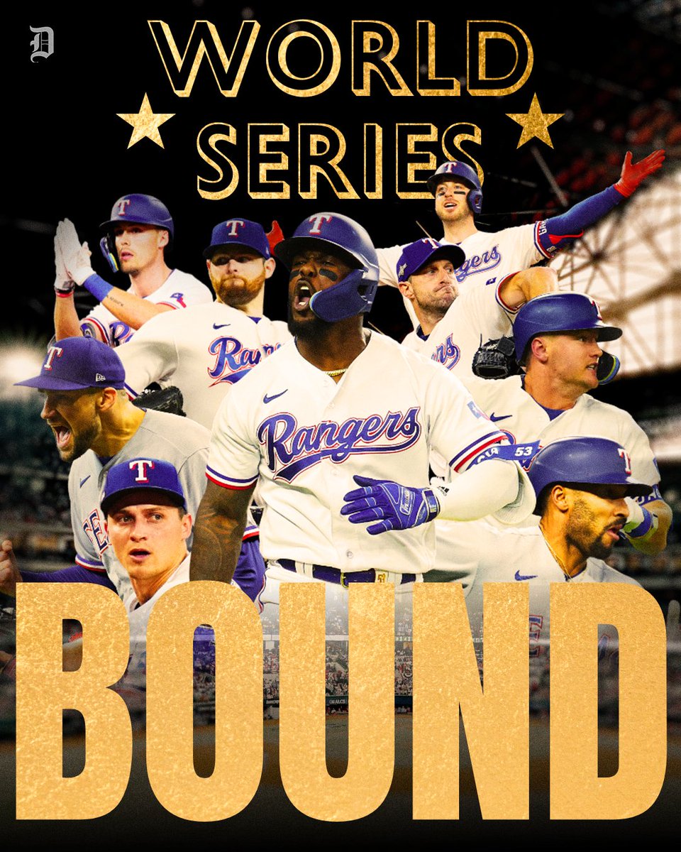 THE RANGERS ARE HEADED TO THE WORLD SERIES!!! #GoAndTakeIt