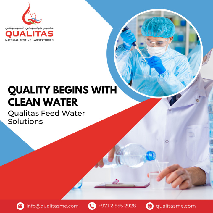 Qualitasme's tweet image. Experience purity and reliability with Qualitas Feed Water Solutions. Elevate your standards today! Quality begins with us.

Visit us at - qualitasme.com 

#qualitas #qualitasmaterialtesting #qualitywater #cleanwatersolutions #purityassured #reliablewatersupply