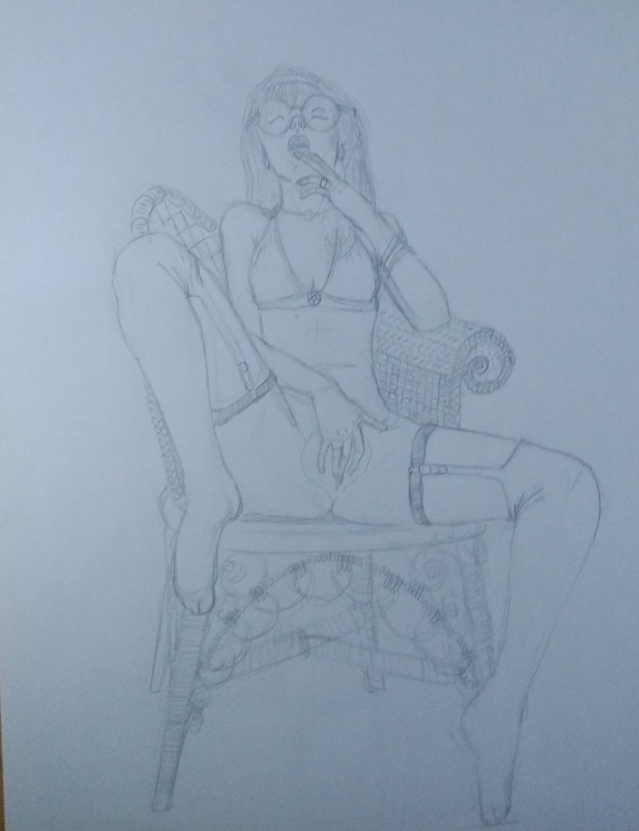 —práctica de poses: 
#traditionalart 
#penart 
#sketch 
#graffitiart 
#pinupart 
#drawingexercise